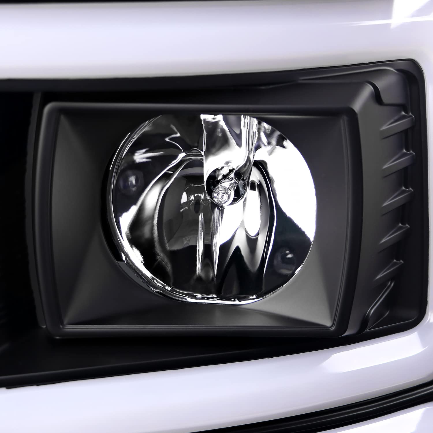 Black Sequential Switchback Projector Headlights SPEC-D TUNING Compatible with 2008-2010 Ford F-250, F-350, F-450