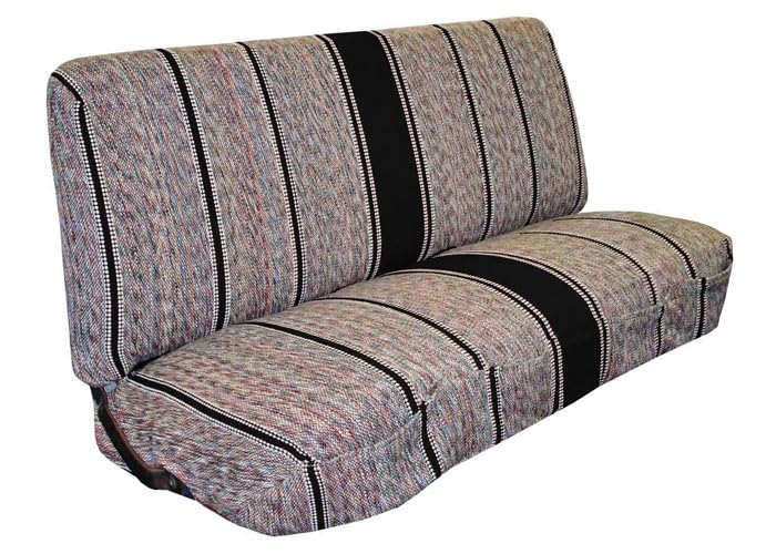 Saddle Blanket Seat Cover -Univ. Bench-Saddle/Black Brothers Trucks SBSC87UBLACK