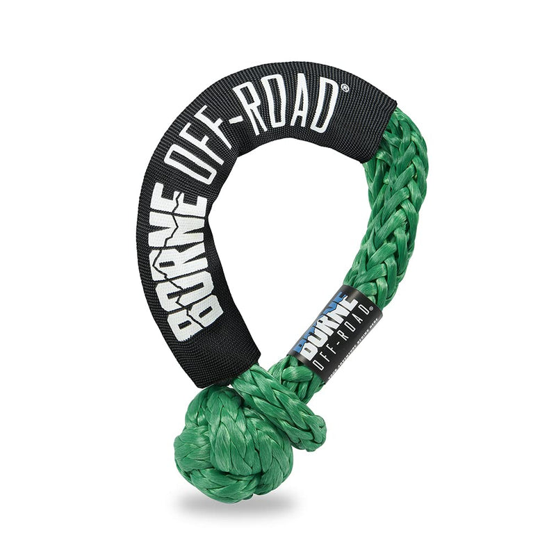Off-Road Borne Soft Shackle, 1/2", Green