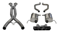 2015 2019 C7 Z06 Cat back Exhaust System 2.75" Dual Rear Exit with Polygon Tip Xtreme Sound Level Chevrolet Corvette
