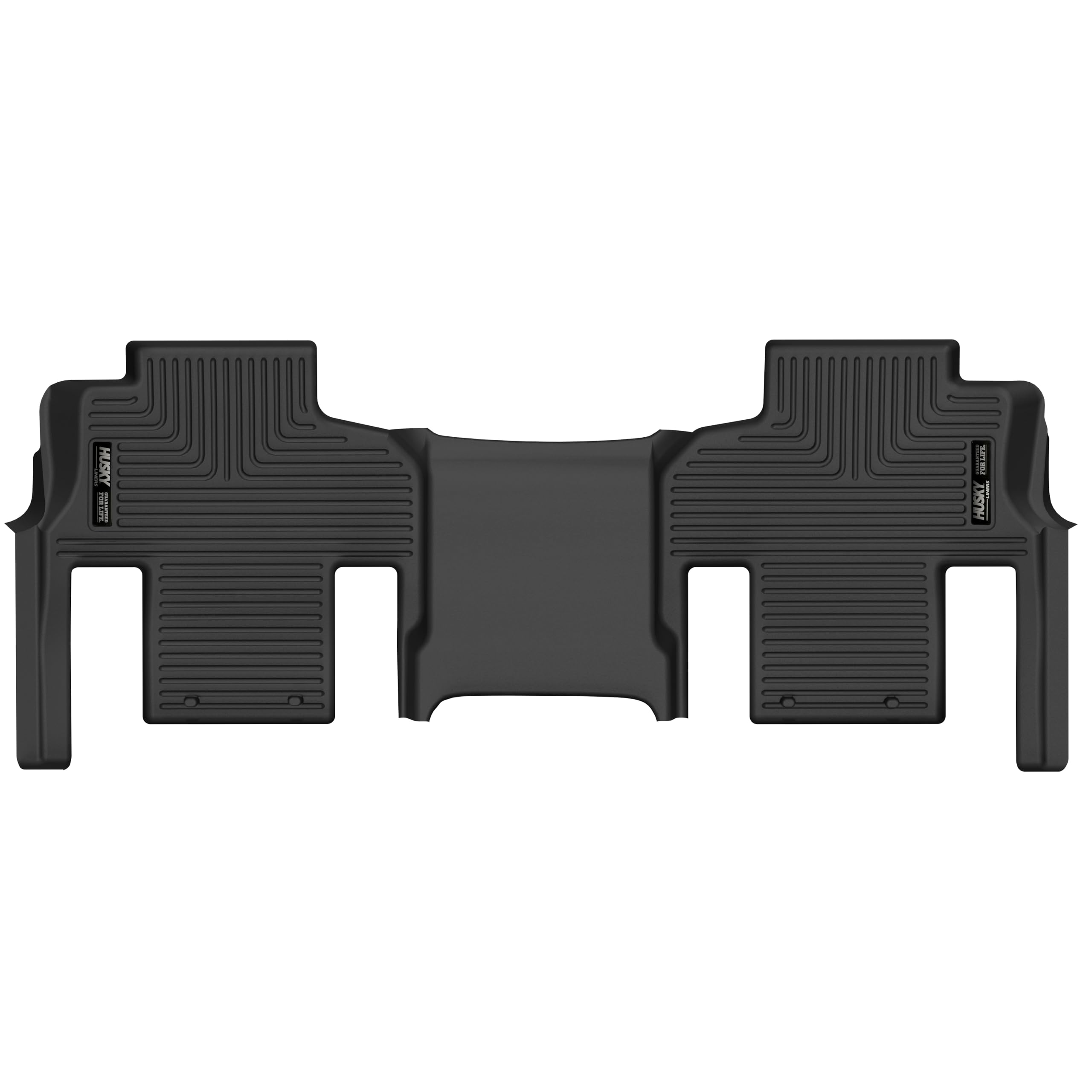 Husky Liners X-act Contour Floor Mats | 2022-2024 Jeep Grand Wagoneer Fits w/2nd Row Bucket Seats | 2nd Row, 1-pc Black - 51421