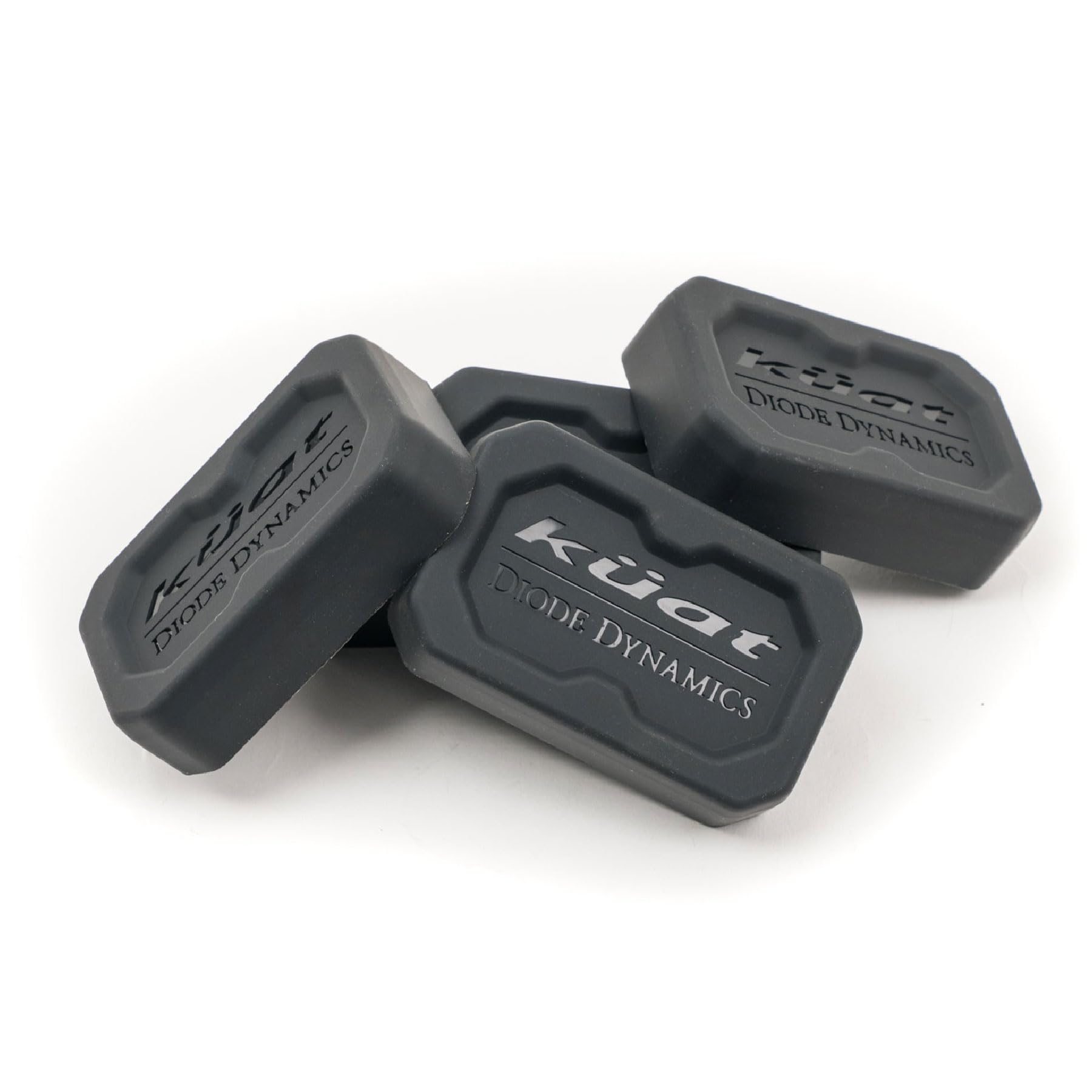DEK Light Pod Lens Covers KUAT - Set of 5 Durable Rubber Protective Covers Compatible with Lit DEK & DEK Light Bars, Black Finish