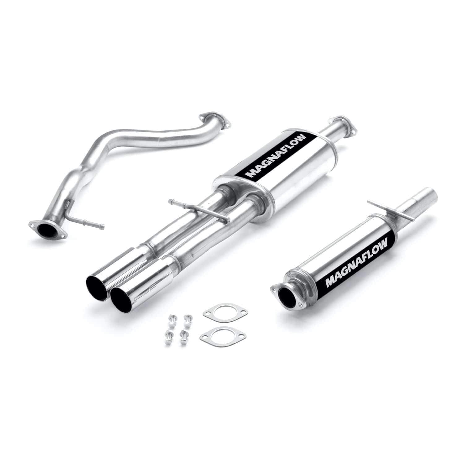 Performance MagnaFlow Exhaust System 15746: Cat-Back, Touring Series, Compatible with 2002-2005 Volkswagen Jetta