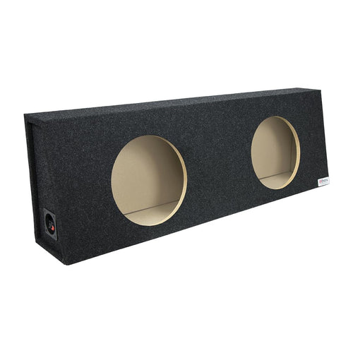 Dual Sealed Bbox 12 Inch Subwoofer Enclosure - Pro Series Dual Sealed Car Subwoofer Boxes & Enclosures - Premium Subwoofer Box Improves Audio Quality, Sound & Bass - Spring Terminals