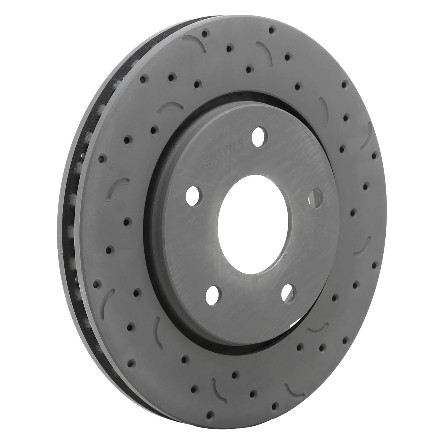 Talon Hawk Performance Brakes Cross-Drilled and Slotted Vented Rotor, 11.89 in. Diameter, 1.5 in. Height