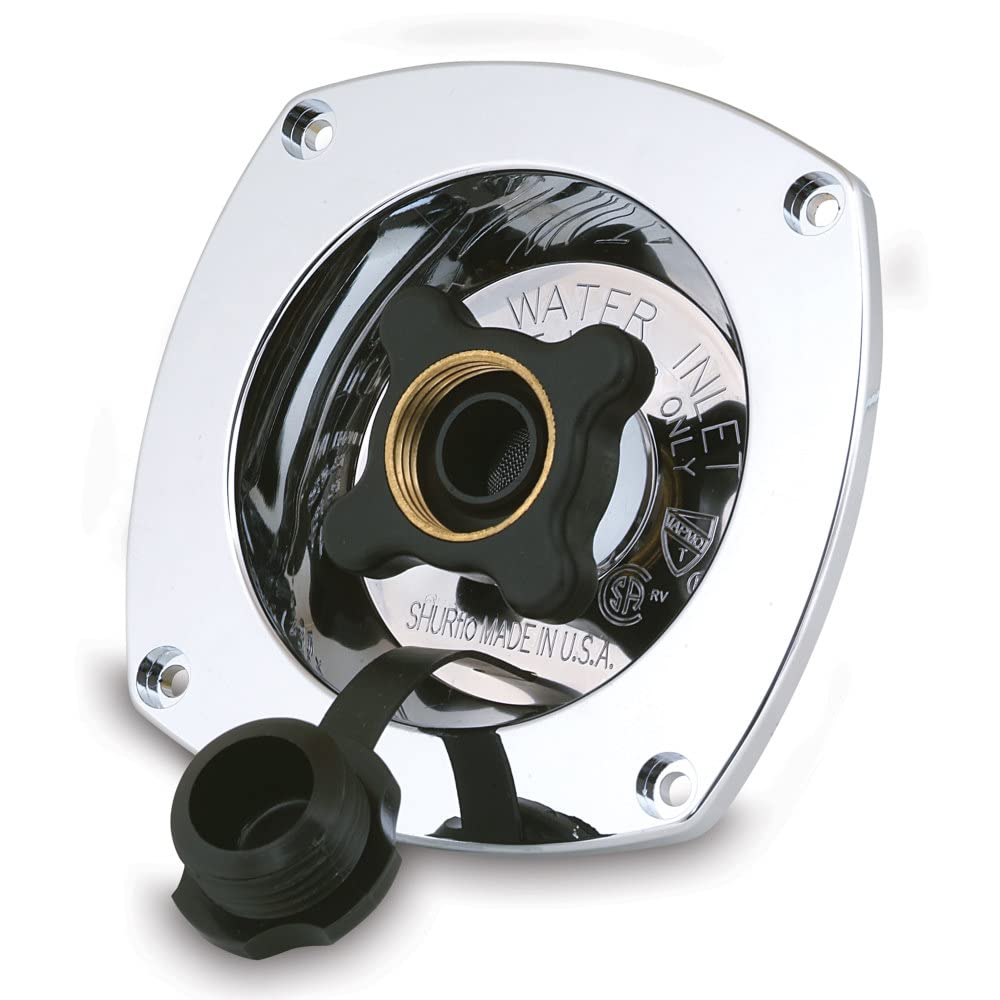 Pressure Reducing Shurflo by Pentair City Water Entry - Wall Mount - Chrome