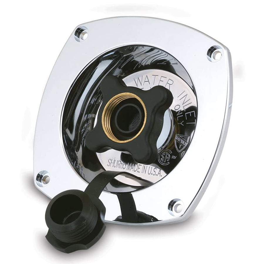 Pressure Reducing Shurflo by Pentair City Water Entry - Wall Mount - Chrome