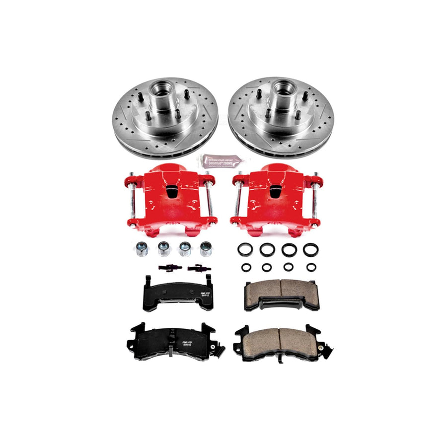 1-Click Performance Brake Kit with Calipers Power Stop (KC1485)