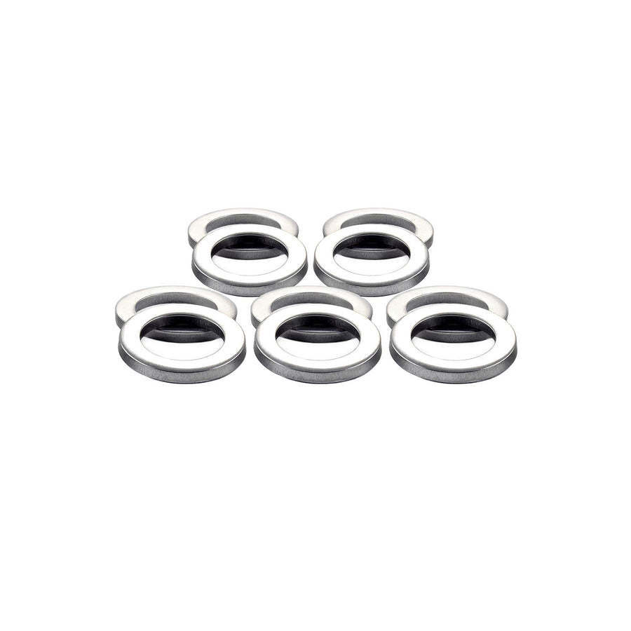 Stainless Steel MCGARD 78711 Standard Mag Washers - Set of 10, Silver