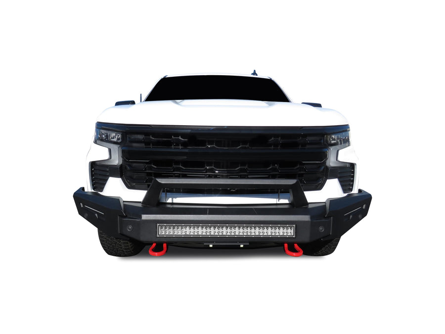 Modular Black Horse Armour II Heavy Duty Front Bumper Matte Black Compatible with 2019-2023 Ford Ranger-AFB-SI23-K2