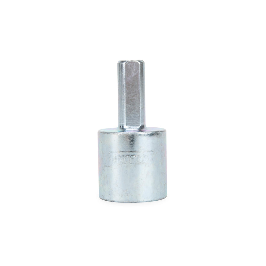 Camco RV Scissor Jack Socket Drill Adapter Leveling - Fits 3/8" and 1/2" Power Drills - Works with All 3/4" Hex Drive Jacks - RV Stabilization Made Easy (57363)