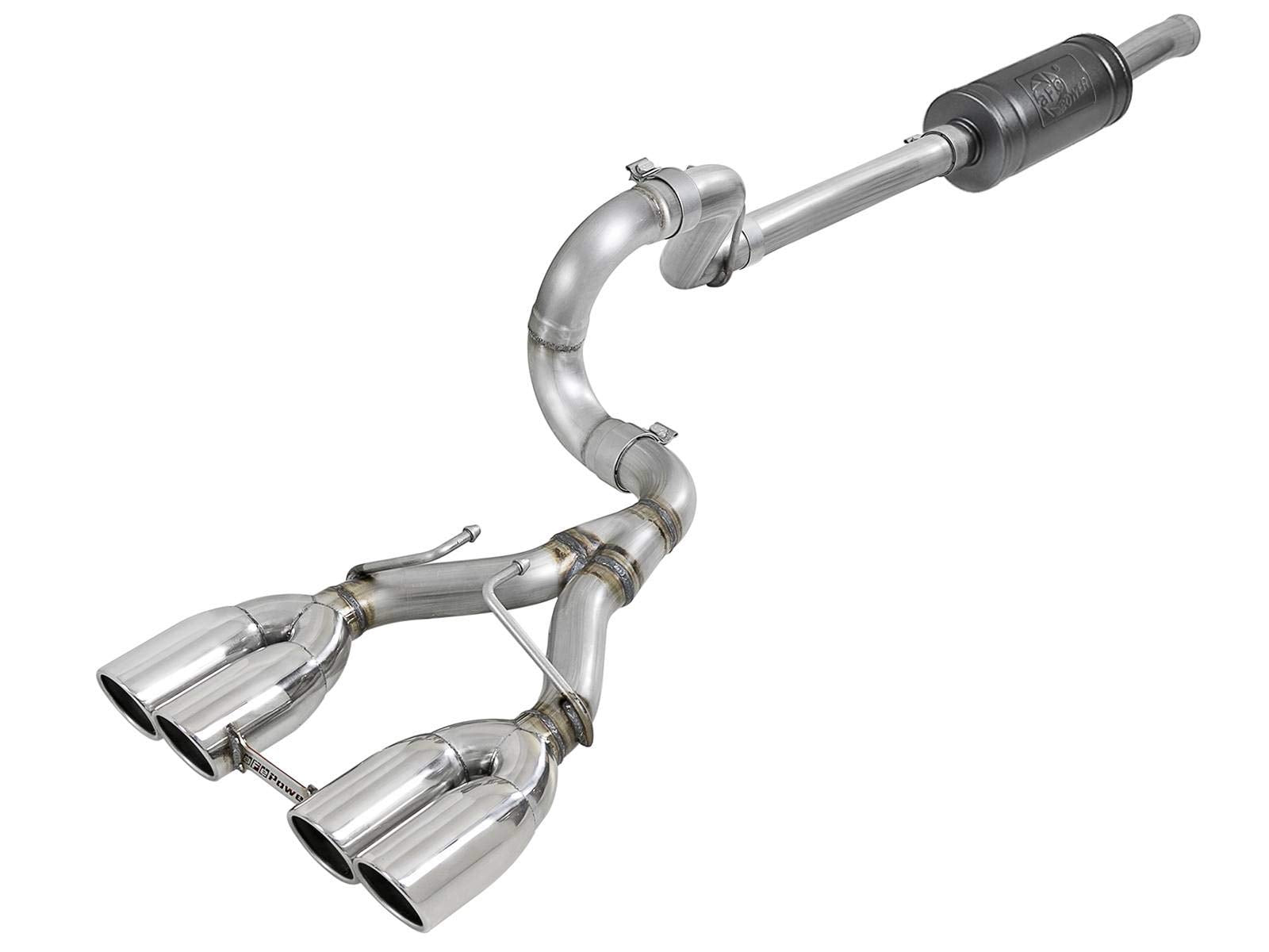 Rebel Series aFe Power 49-38073-P Performance Cat-Back Exhaust System