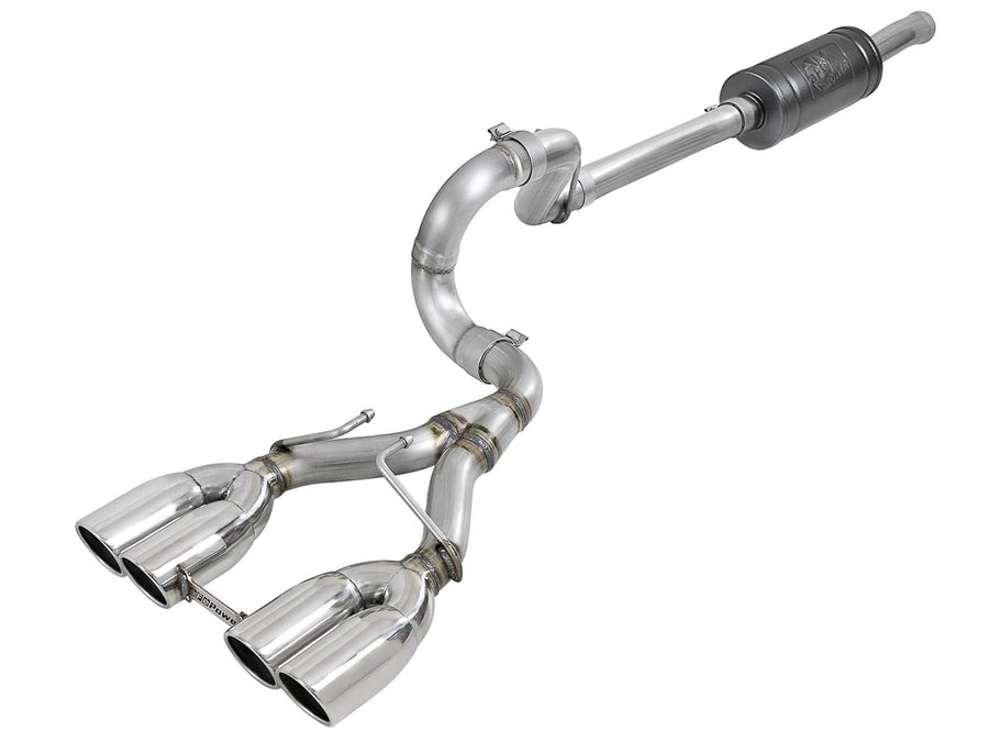 Rebel Series aFe Power 49-38073-P Performance Cat-Back Exhaust System