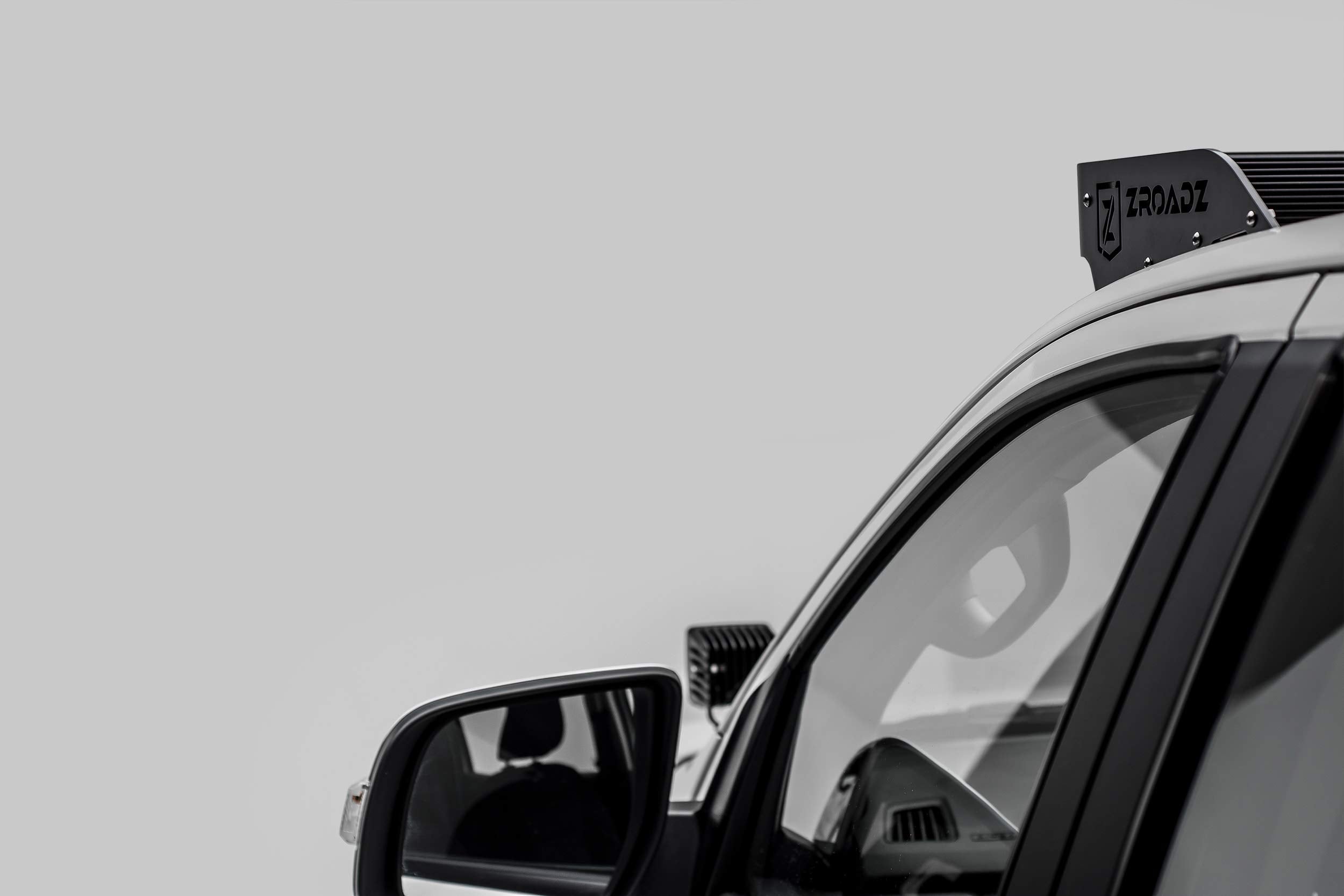 Front Roof LED Mounting Bracket ZROADZ - Compatible w/ 2015-2018 Ford Ranger T6 - to Mount (1) 40 Inch or Similar Style Curved LED Light Bar (Not Included) - PN #Z335761