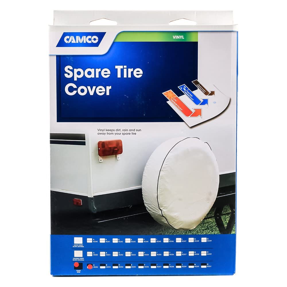 Cover Camco Mfg 45253 Tire Size B Black