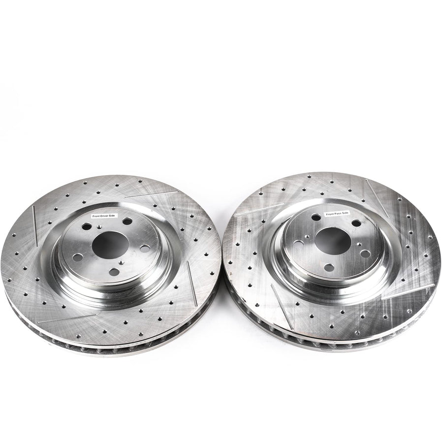 Drilled and Slotted Rotor Power Stop (JBR1377/1378XPR)