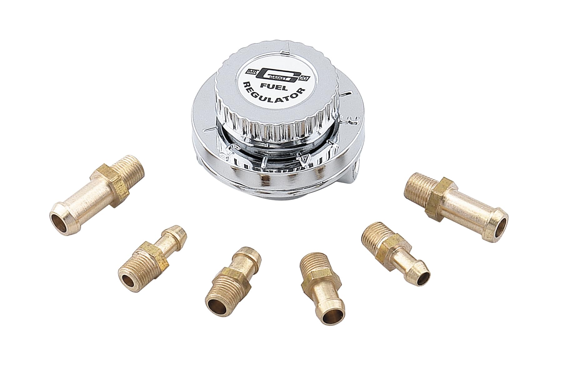 Fuel Press Regultr W/Hdwr, Chrome Mr. Gasket - 9710