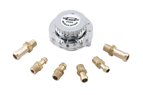 Fuel Press Regultr W/Hdwr, Chrome Mr. Gasket - 9710