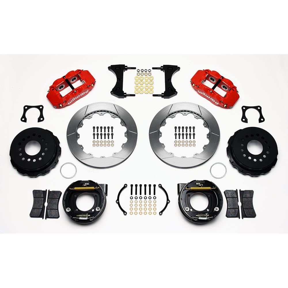 Rear FNSL4R P-Brk Kit,12.88", Red