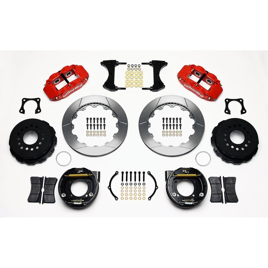 Rear FNSL4R P-Brk Kit,12.88", Red