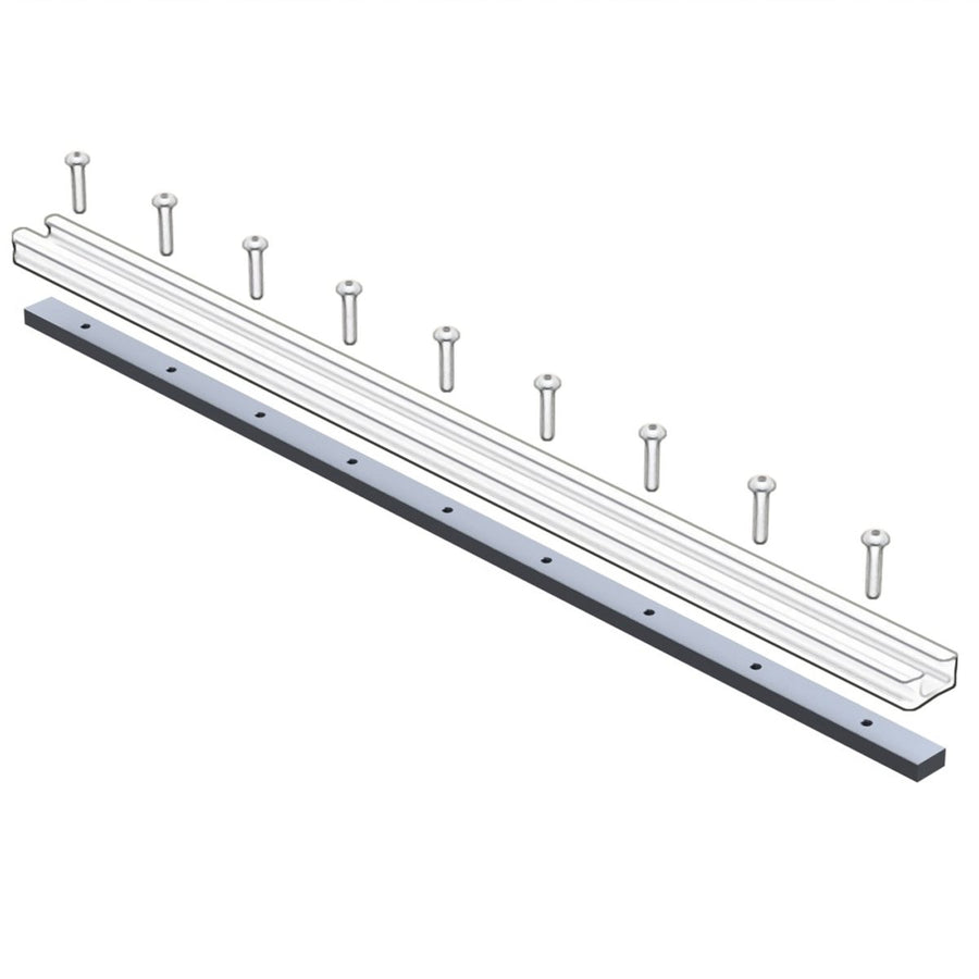 YakAttack Backing Plate Fullback – 16" Aluminum Support for GT90, GTTL90, GTSL90 GearTrac | Adds Strength Under Track Mounts | .25" Thick Anodized Plate | Yak Attack USA-Made
