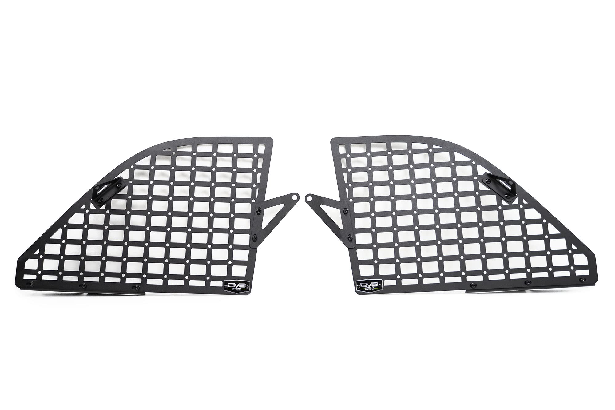 Rear Window Molle Panels DV8 Offroad for 2021-2025 Ford Bronco 4-Door | Includes Passenger & Driver Side Panels | Mount Molle Bags, Med Kits, Tools, & Other Accessories | Run with or Without Hardtop