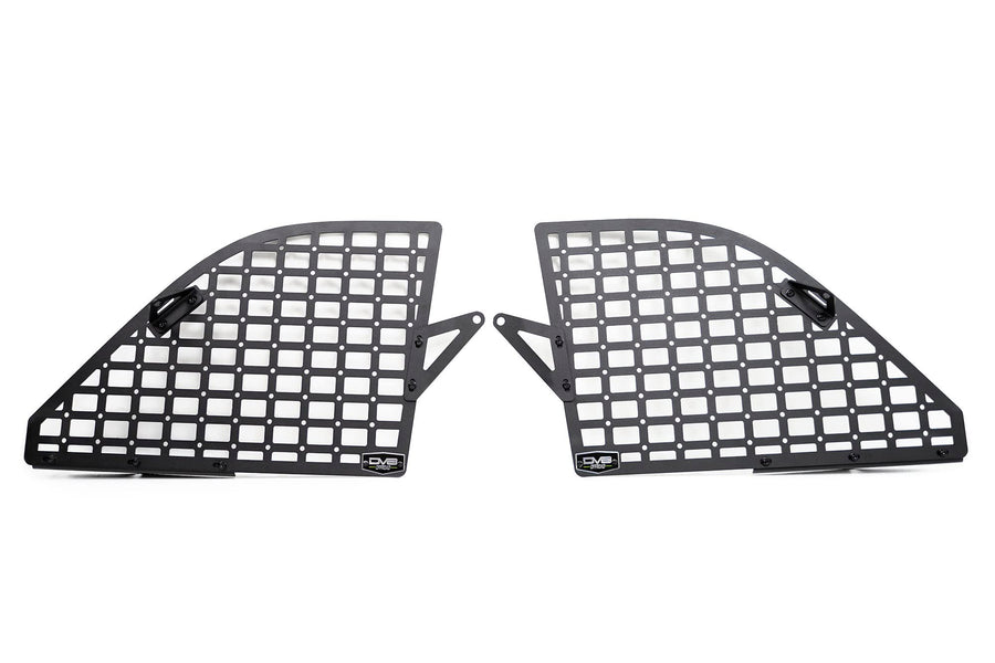 Rear Window Molle Panels DV8 Offroad for 2021-2025 Ford Bronco 4-Door | Includes Passenger & Driver Side Panels | Mount Molle Bags, Med Kits, Tools, & Other Accessories | Run with or Without Hardtop