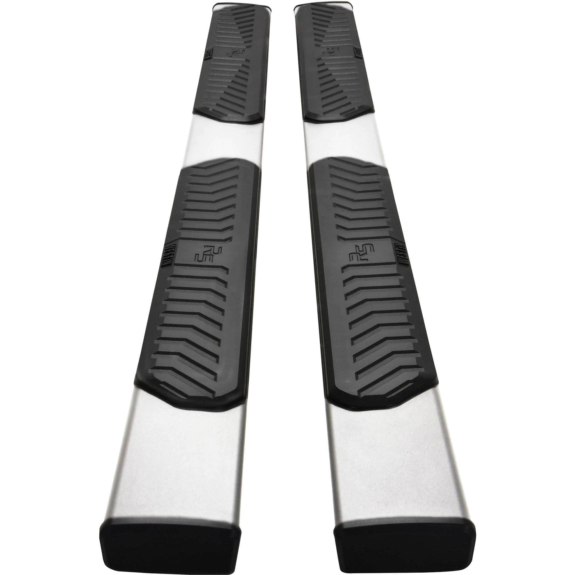 28-51260 Westin R5 Nerf Bars fits 2019-2025 Silverado Sierra 1500 2020-2025 Silverado Sierra 2500 3500 Double Cab (Exc 2019 Silverado LD/Sierra 1500 Limited) Stainless Steel Pair