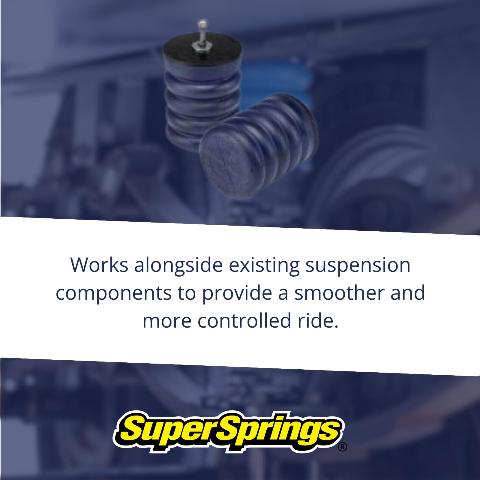 SumoSprings SSF-501-40 | Front SumoSprings for Freightliner FRED, Blue