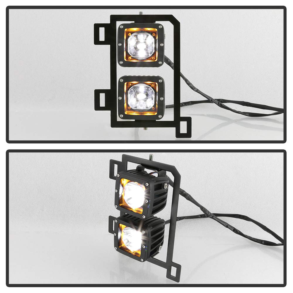 LED Fog Light Spyder for Dodge Ram 1500 2013-2018 Only