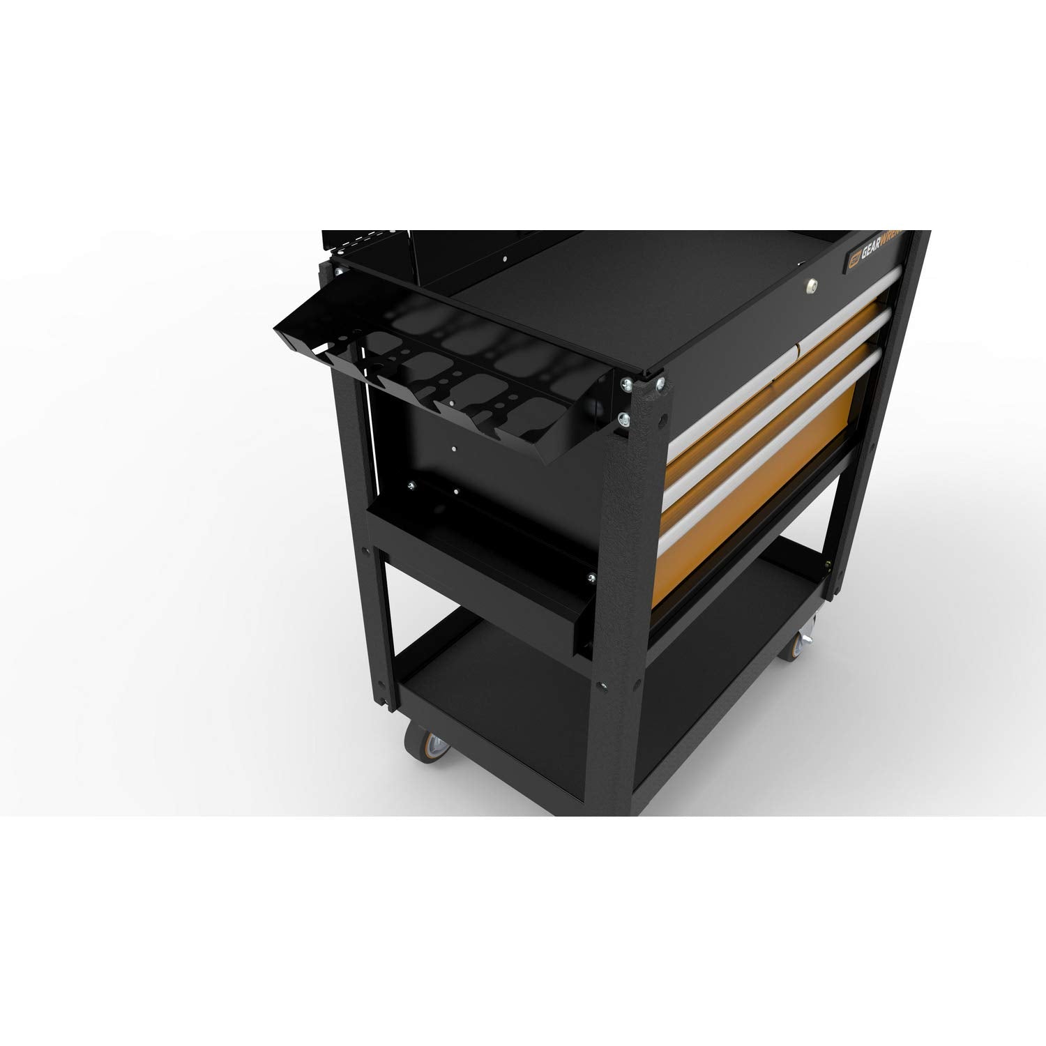 4 Drawer GEARWRENCH Black & Orange 33" Utility Cart - 83168