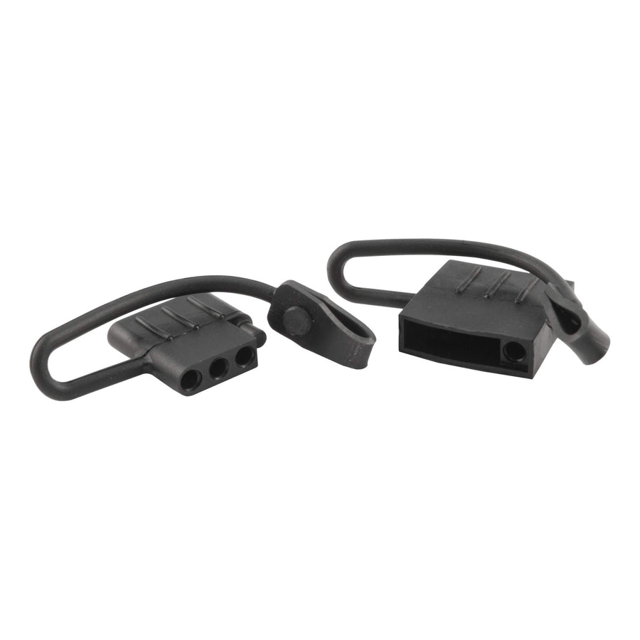 CURT 58761 4-Pin Flat Vehicle and Trailer-Side Wiring Harness Dust Covers, 2-Pack