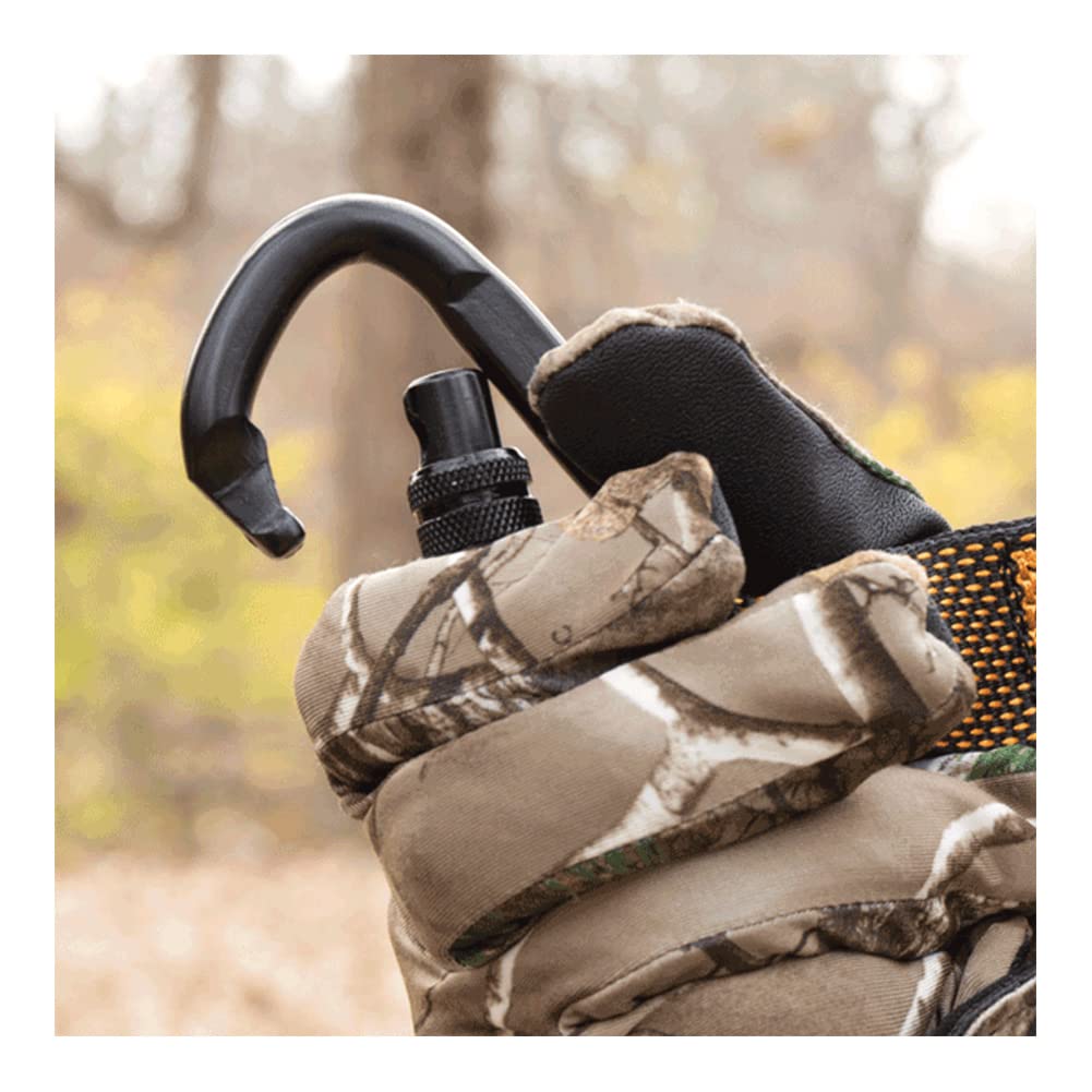 Black Muddy Safety Harness Carabiner