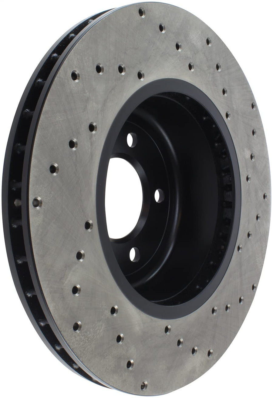 Front Right StopTech 128.34071R Sport Cross Drilled Brake Rotor