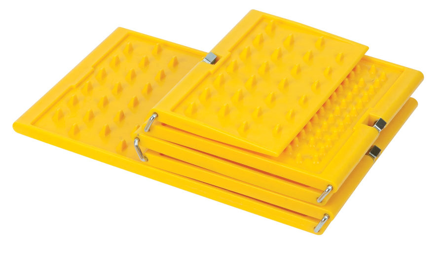 Emergency Traction Mat Performance Tool W41003 - Superior Traction, 38-Inches long x 7-Inches wide, Flexible Heavy Duty Plastic, Set of 2, Safety Yellow