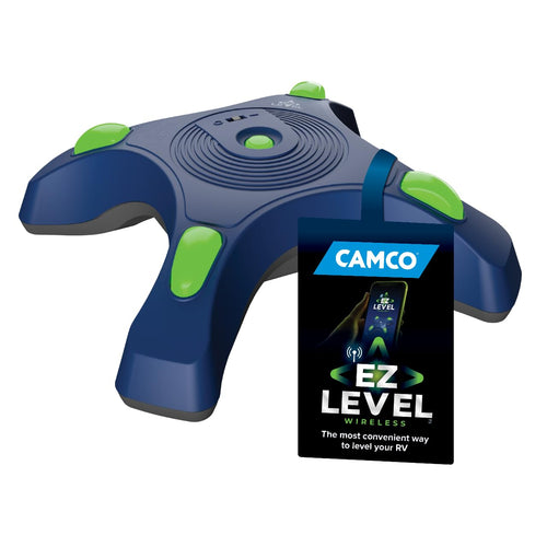 Camco EZ Level Camper/RV - Features Illuminated Indicator Lights & Automatic Shut-Off Function when Not In-Use - Simultaneously Monitor RV Level on Both Axis - Smartphone Compatible (25507)