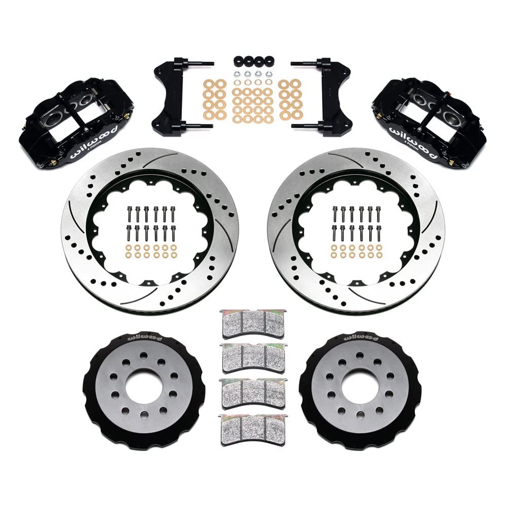 Wilwood Superlite Narrow 6R Front Hat Kit 14.00in Drilled 98-02 Camaro/Firebird