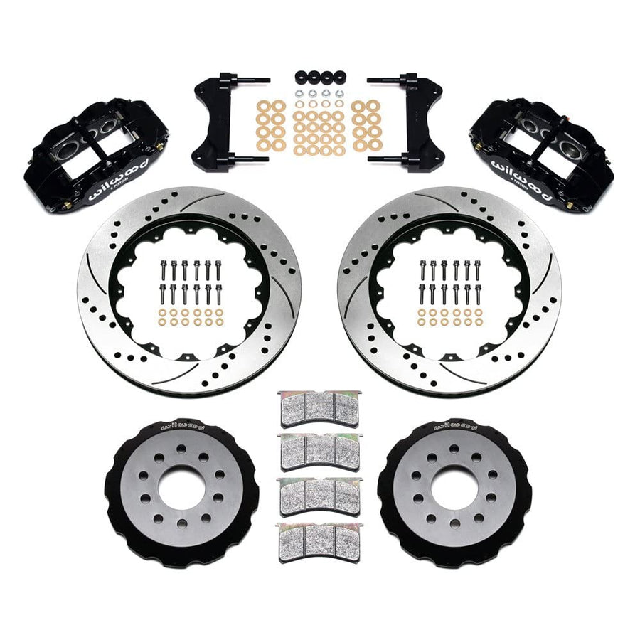 Wilwood Superlite Narrow 6R Front Hat Kit 14.00in Drilled 98-02 Camaro/Firebird