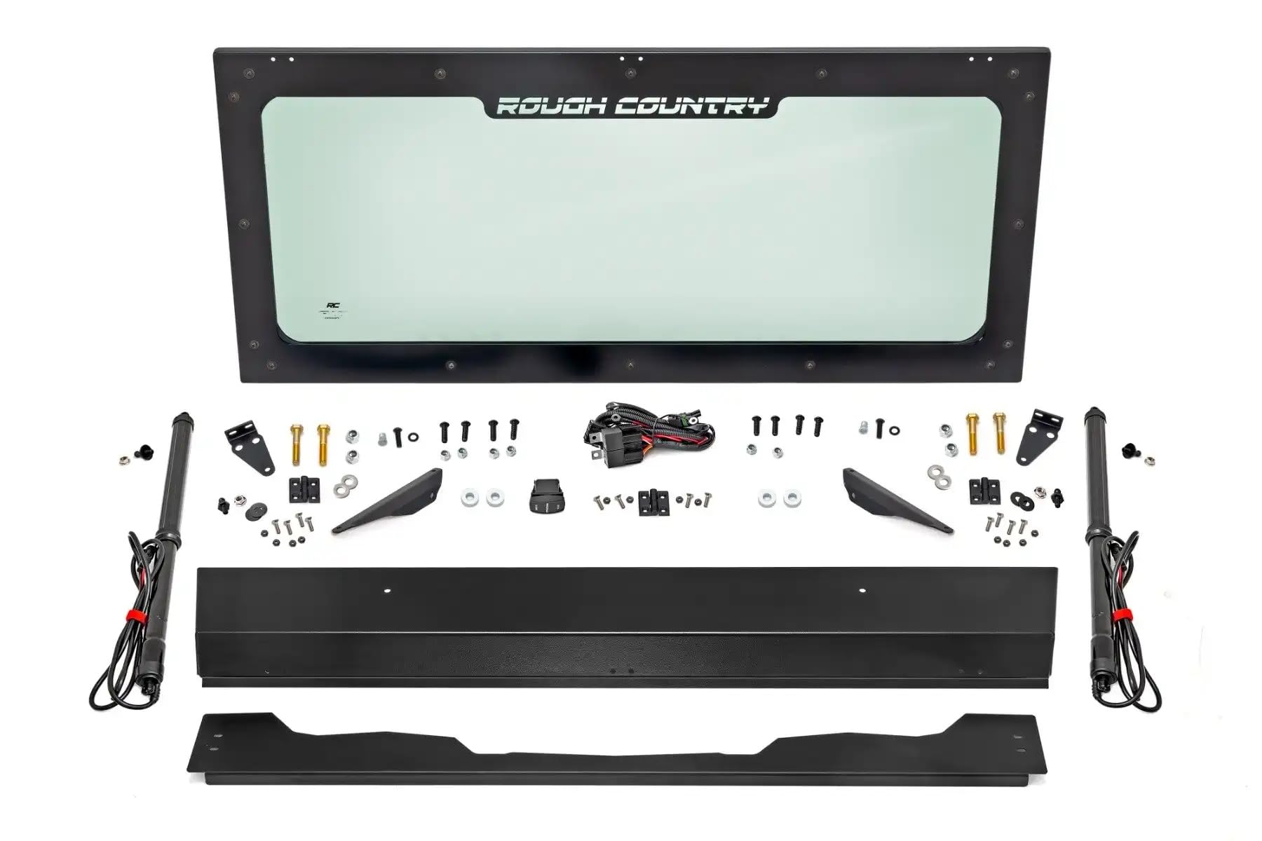 Electric Glass Rough Country Flip Windshield for Honda Pioneer 1000-98316222
