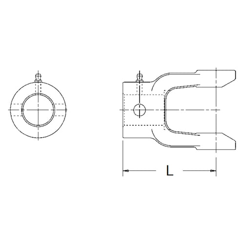 22-1337 Neapco Power Take Off End Yoke
