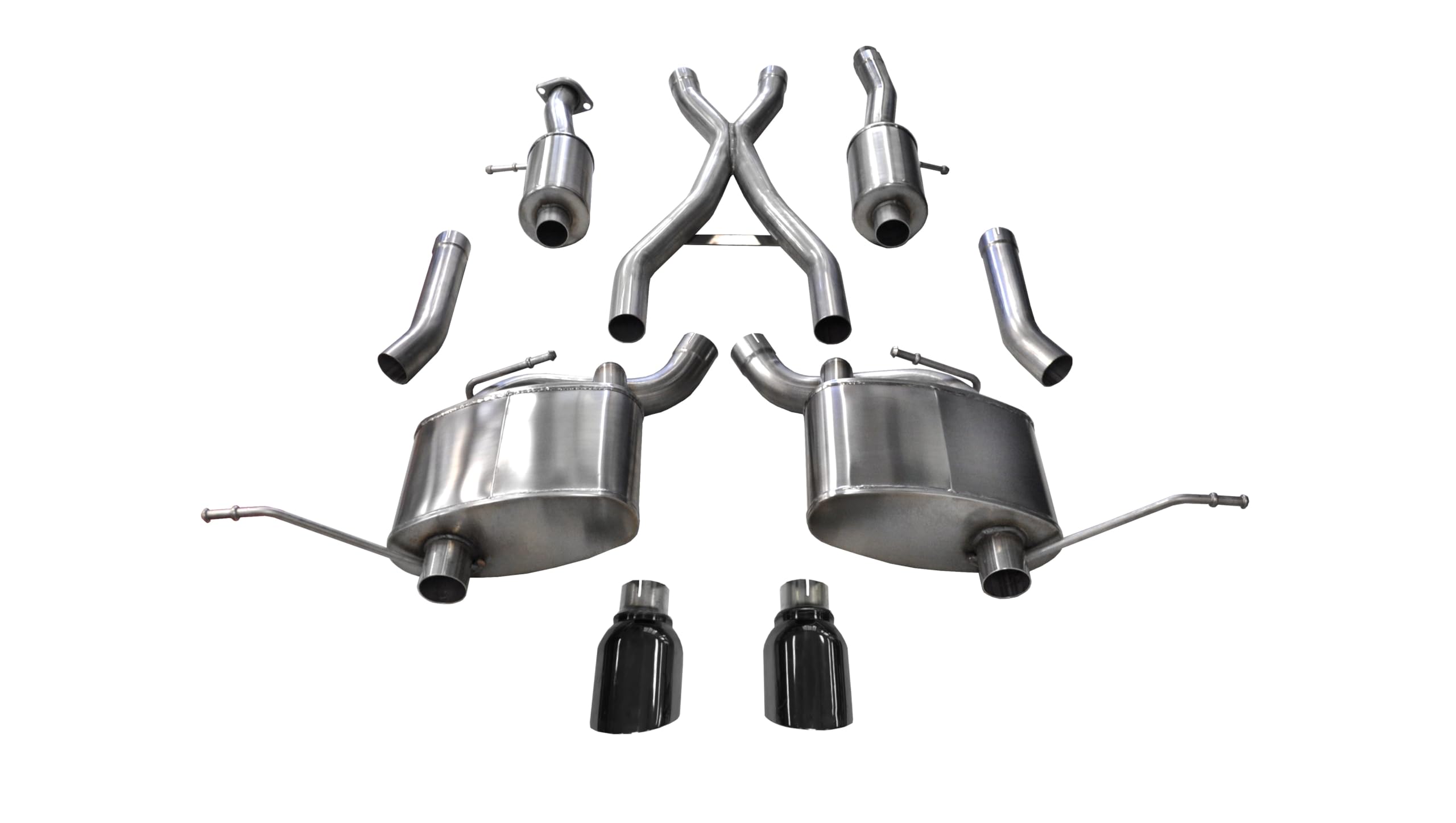 Sport Cat-Back Exhaust System Corsa Performance 14980BLK