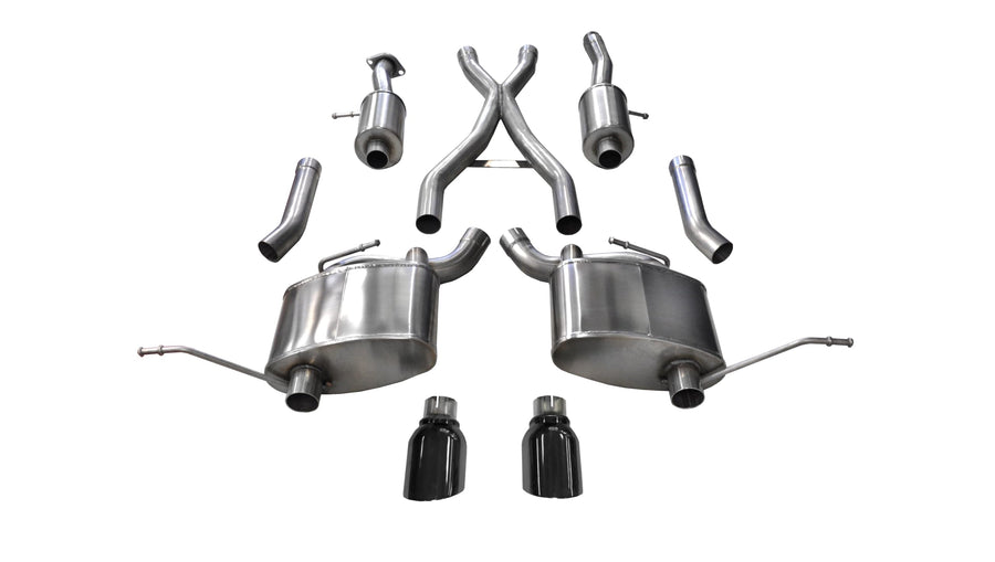 Sport Cat-Back Exhaust System Corsa Performance 14980BLK