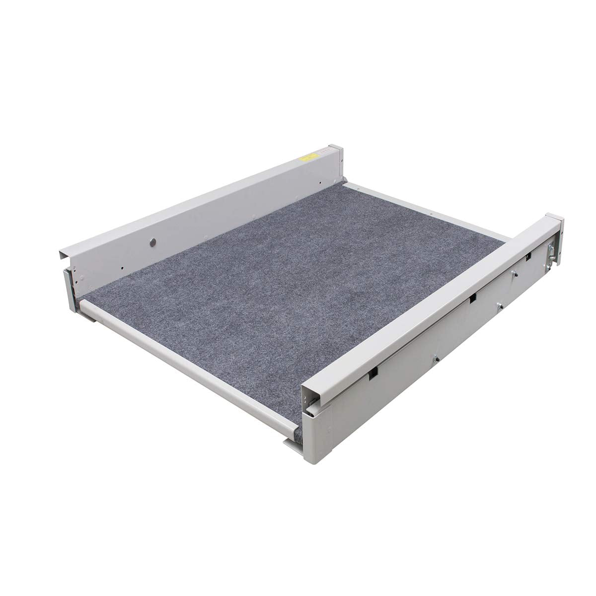 Exact Match Kwikee Replacement Cargo Tray Slide for Kwikee Assemblies, Industrial Grade Ball-Bearing, 200 lb. or 400 lb Weight Capacity, Safety Latch, Heavy-Gauge Steel Construction - 370794
