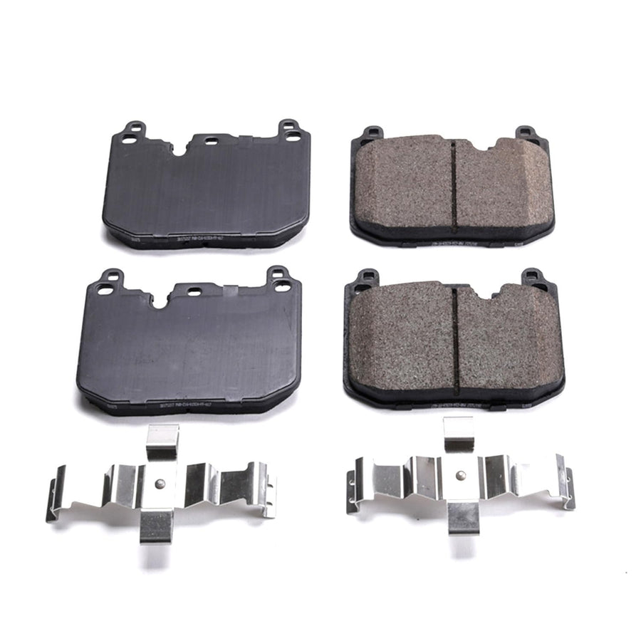 Power Stop Z17 17-1875 Front Ceramic Brake Pads with Hardware For BMW 228i Gran Co, 228i xDrive Gran Coupe, M235i xDrive Gran Coupe, X2, Cooper, Cooper Clubman, Cooper Countryman [Model Specific]