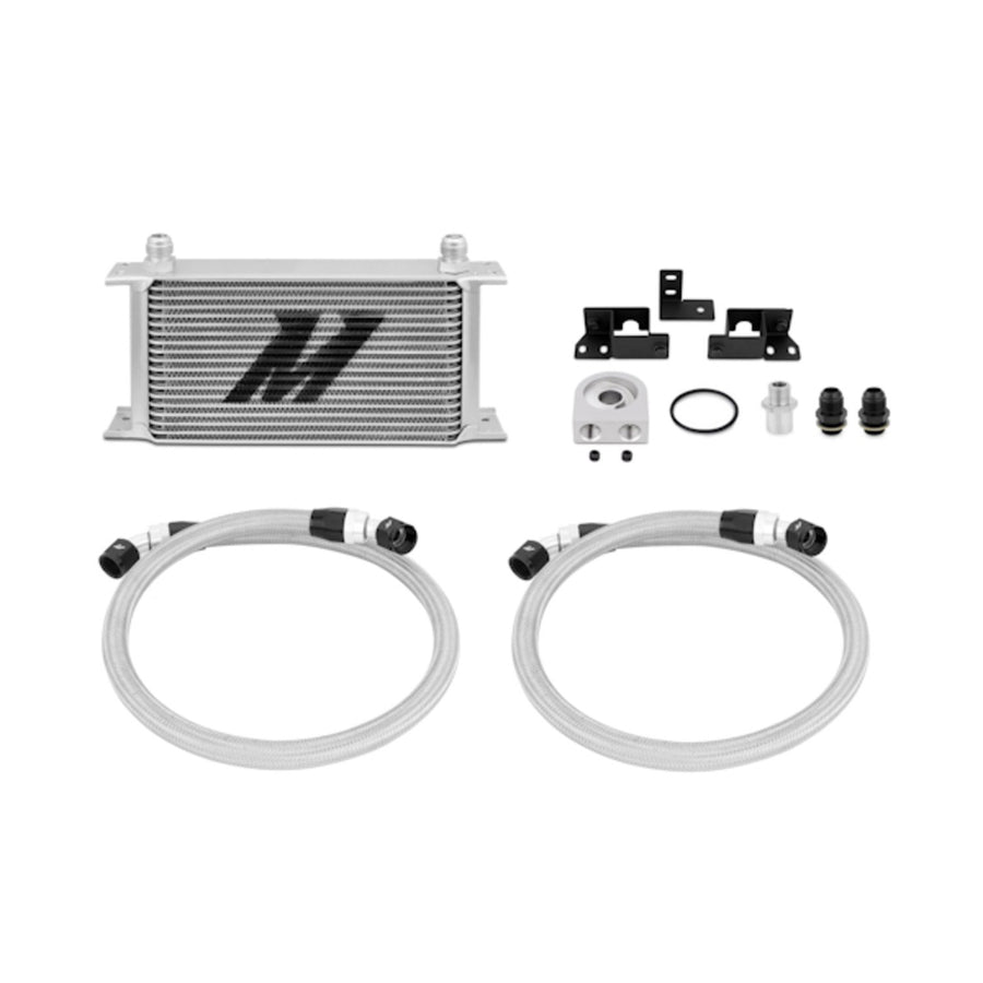 Mishimoto Oil Cooler Kit MMOC-WRA-07 Fits Jeep Wrangler JK 2007-2017 Silver