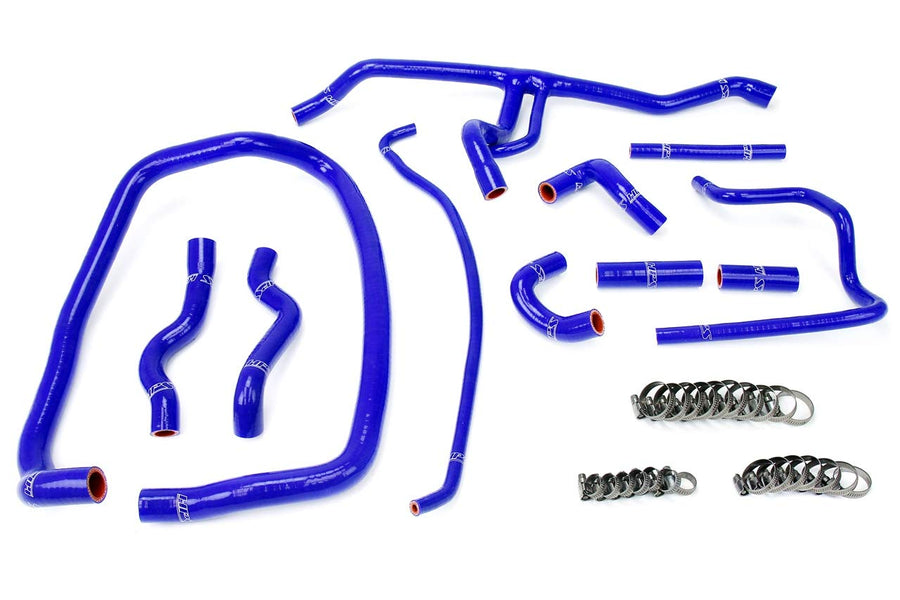 Blue HPS 57-1488-BLUE Silicone Heater Hose Kit Coolant