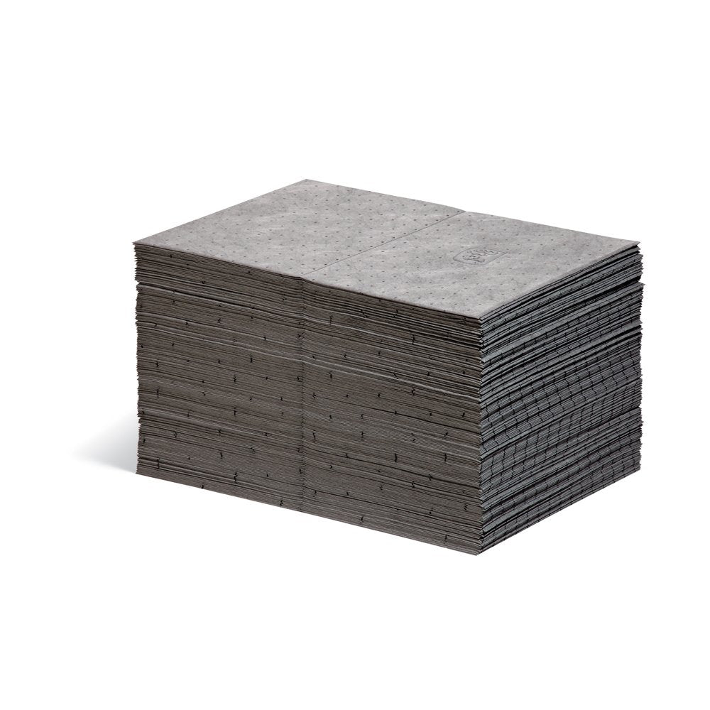 PIG Pads Mat | Lightweight Absorbent Mats | 14-Ounce Absorbency | Absorbs Oil, Water & More | 15" x 20" | 200 PIG Mats | MAT204