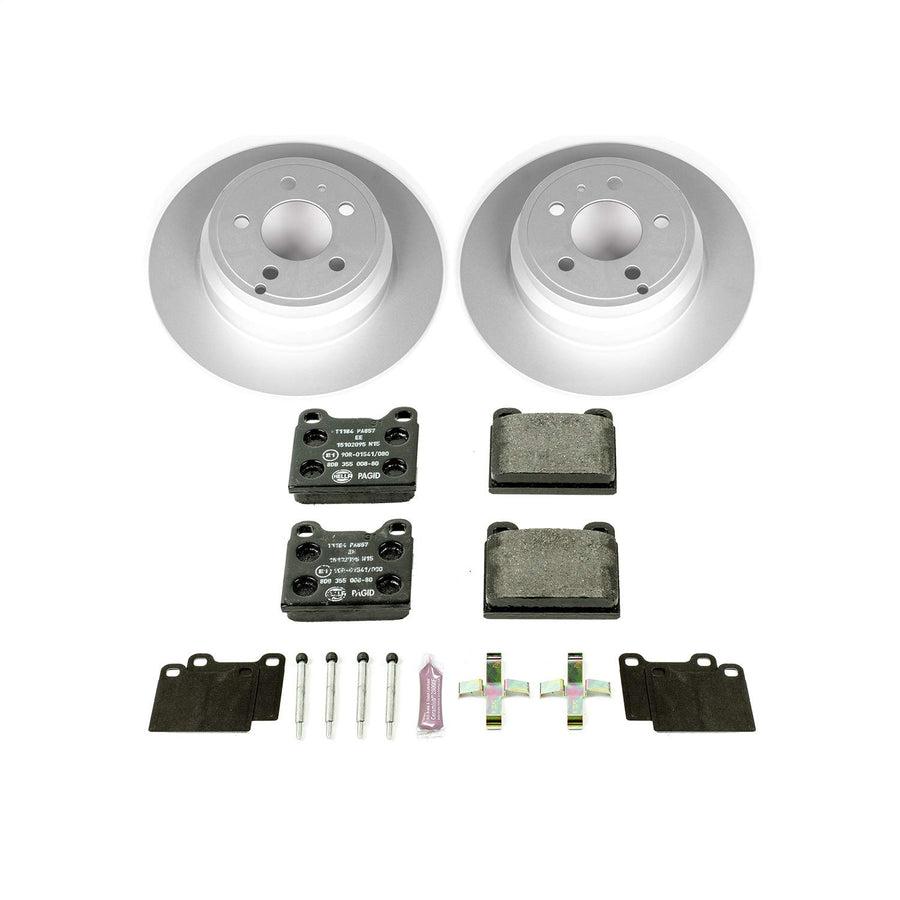 Power Stop ESK3145 Euro-Stop Rear Brake Kit For Volvo 850 1994-1997 | Volvo C70 1998-2004 | Volvo S70 1998-2000 | Volvo V70 1998-2000 [Vehicle Specific]