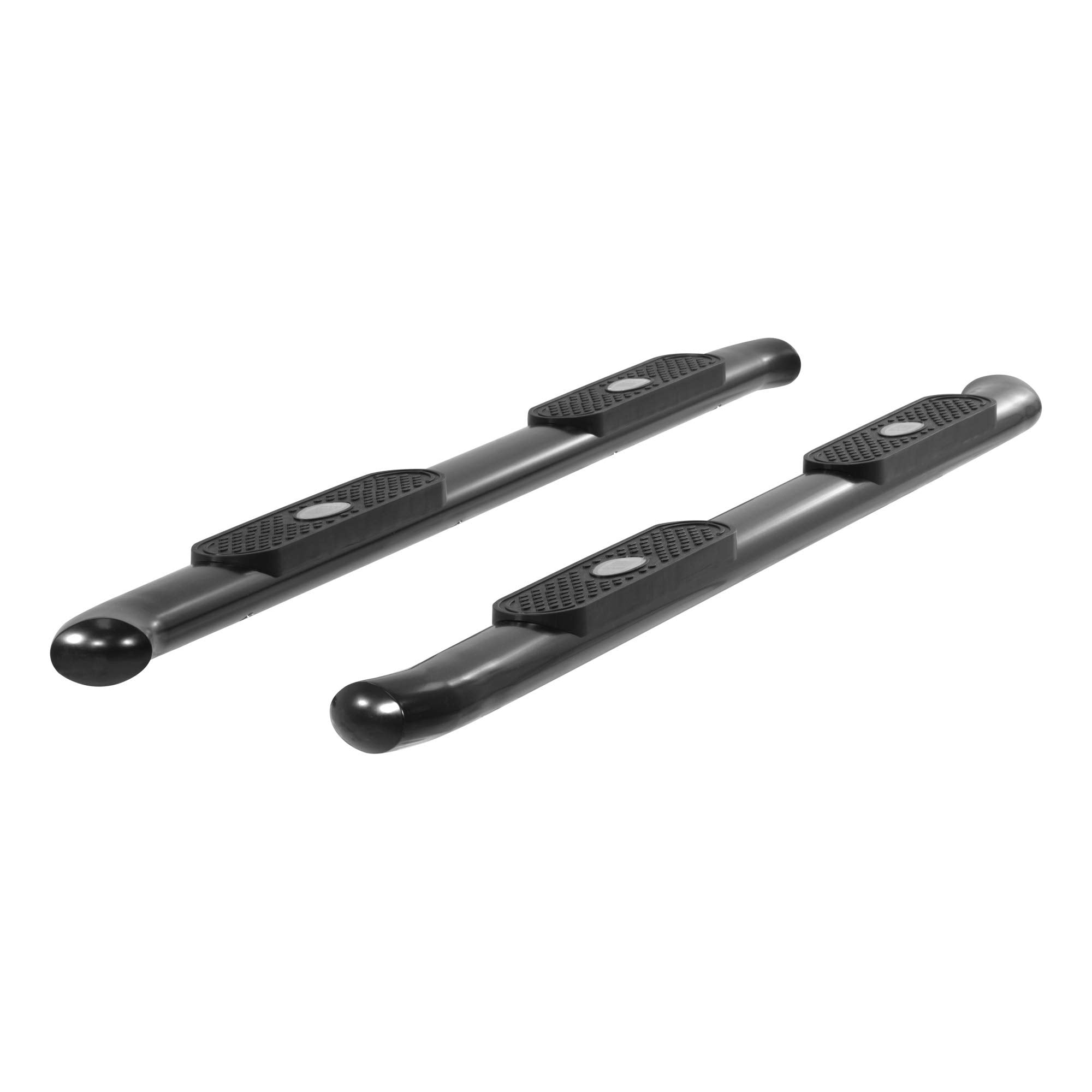4-Inch ARIES Oval Black Steel Nerf Bars, Select Chevrolet Silverado, GMC Sierra 1500, 2500, 3500 HD