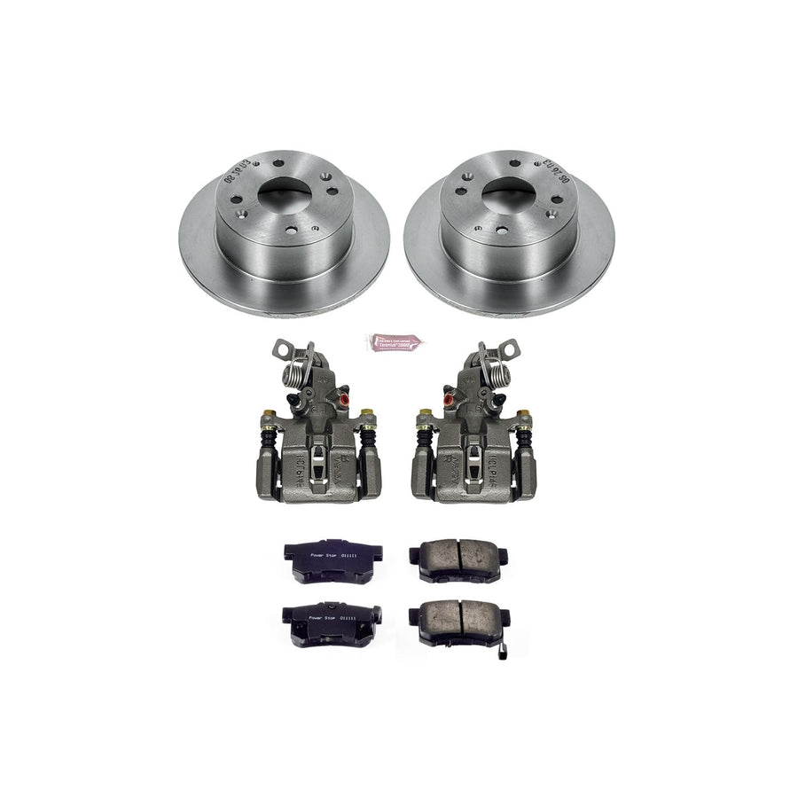 Power Stop KCOE4991 Stock Replacement Rear Brake Kit (with Calipers) For Acura TL 1995-1998 [Model Specific]